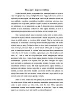 Eseja 'Mana dzīve bez matemātikas', 1.