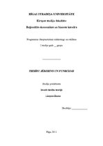 Konspekts 'Tiesību jēdziens un funkcijas', 1.