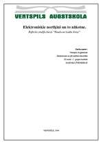 Referāts 'Elektroniskie norēķini un to nākotne', 1.
