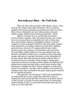 Eseja 'Recenzija par filmu "Da Vinči kods"', 1.