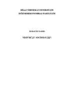 Konspekts 'Ieskaites darbs vispārējā socioloģijā', 1.