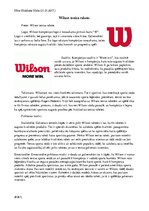 Konspekts 'Wilson tenisa rakete', 1.