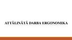 Prezentācija 'Attālinātā darba ergonomika', 1.