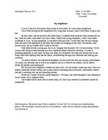 Eseja 'My Neighbours', 1.