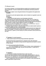 Konspekts 'Affirmative Speech', 1.