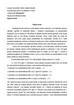 Konspekts 'Memorands', 1.