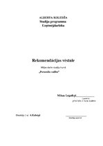 Konspekts 'Rekomendācijas vēstule', 1.