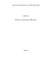 Referāts 'Lamināta parketa MIX analīze', 1.