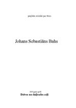 Referāts 'Johans Sebastians Bahs', 1.