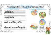 Prezentācija 'Latviešu valodas rakstīšanas uzdevumi 1.–2. klasei', 4.