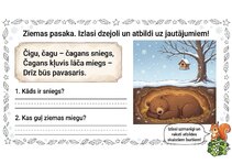 Prezentācija 'Latviešu valodas rakstīšanas uzdevumi 1.–2. klasei', 7.