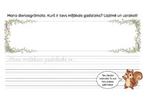 Prezentācija 'Latviešu valodas rakstīšanas uzdevumi 1.–2. klasei', 10.