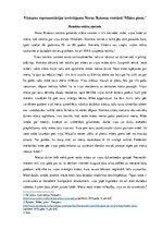 Referāts 'Vēstures reprezentācijas izvērtējums Noras Ikstenas romānā "Mātes piens"', 1.