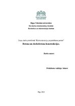 Referāts 'Betona un dzelzsbetona konstukcijas', 1.
