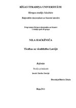 Referāts 'Tiesības uz vienlīdzību Latvijā', 1.