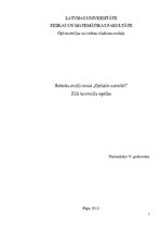 Referāts 'Zilā taurenīša optika', 1.