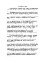 Eseja 'Recenzija par izrādi "Tas īstais, tā īstā"', 1.