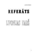 Referāts 'Livonijas karš', 1.