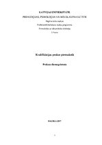 Prakses atskaite 'Kvalifikācijas prakses atskaite pirmsskolā', 1.
