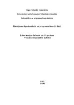 Paraugs 'Viendimensiju masīva apstrāde', 1.