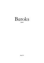 Referāts 'Baroks', 1.
