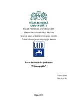 Referāts 'Kursa darbs priekšmetā "Ūdensapgāde"', 1.