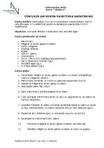 Konspekts 'Ūdeņraža peroksīda katalītiskā sadalīšanās', 1.