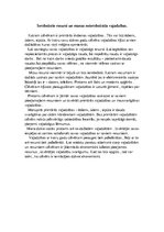 Eseja 'Ierobežotie resursi un manas neierobežotās vajadzības', 1.