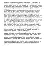 Eseja 'Thomas Jefferson: Great American', 1.