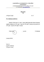 Paraugs 'Rīkojums par atvaļinājuma piešķiršanu', 1.