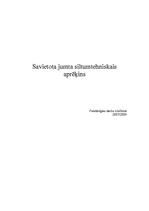 Konspekts 'Savietota jumta siltumtehniskais aprēķins', 1.