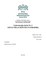 Paraugs 'Laboratorijas darbs Cietas vielas blīvums un porainība', 1.