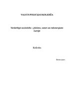 Referāts 'Vardarbīgā noziedzība - jēdziens, saturs un raksturojums Latvijā', 1.