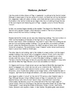 Konspekts 'Moscow Suburb - Description of Travel', 1.