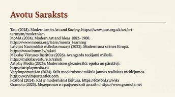 Prezentācija 'Modernisms', 22.