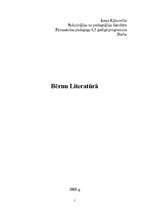 Konspekts 'Bērnu literatūra', 1.