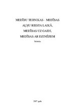 Referāts 'Medību tehnikas - medības aļņu riesta laikā, medības uz gaidi, medības ar dzinēj', 1.