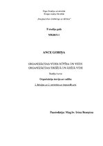 Konspekts 'Organizācijas iekšējā un ārējā vide', 1.