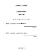 Referāts 'Komercķīla', 1.