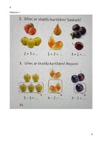 Konspekts 'Matemātikas stundas konspekts 1.klasei', 8.