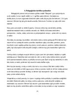 Prakses atskaite 'Pirmsskolas skolotāja agrīnās bērnības pedagoģiskā prakse', 41.
