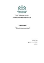 Konspekts 'Būvniecības ekonomika', 1.