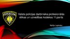 Prezentācija 'Valsts policijas darbinieka profesionālās ētikas un uzvedības kodekss', 1.