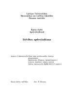 Referāts 'Dzīvības apdrošināšana', 1.