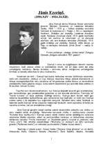 Referāts 'Jānis Ezeriņš. Novele "Tornis"', 1.