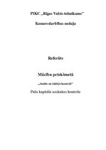Referāts 'Pašu kapitāla uzskaites kontrole', 1.