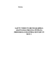 Referāts 'Sajūtu veidi un likumsakarības. Adaptācijas procesa pētīšana pirmsskolas izglītī', 1.