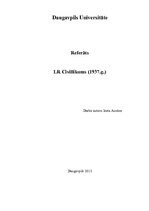 Referāts 'Latvijas Republikas Civillikums', 1.