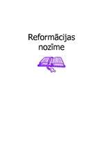 Eseja 'Reformācijas nozīme', 1.