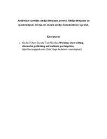 Konspekts 'Auditorijas uzvedība mediju lietojuma procesā', 1.